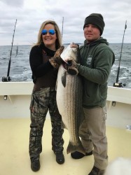 Couple catch large fish